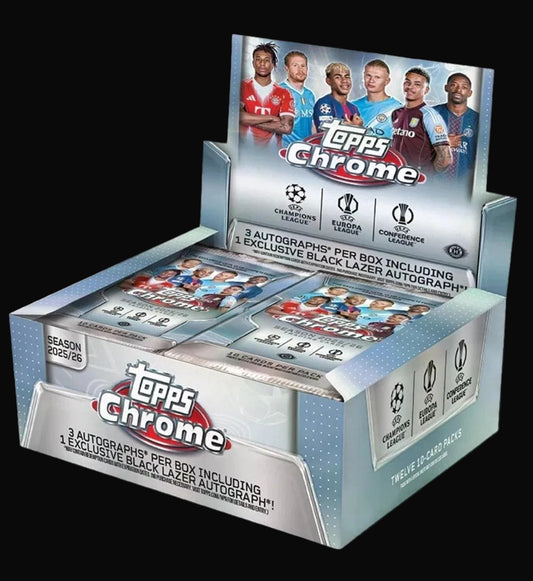 Topps Chrome UCC UEFA Club Competitions 2025-26 Jumbo Box